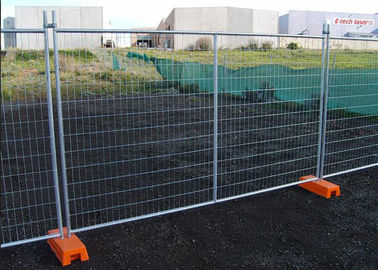 Anti - Corrosion Secure Temporary Metal Fence Panel Untuk Lokasi Konstruksi