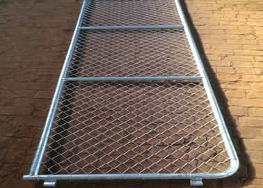 3.66m X 1m 12ft Coated Chain Link Gerbang Pagar OD 32mm X 1.5mm Untuk Petani Domba