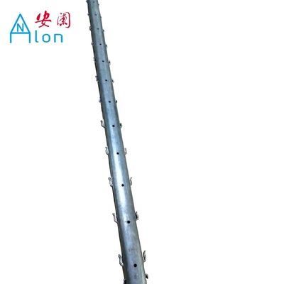 3mm 2,4 Meter Taruhan Anggur Logam Berbentuk U.